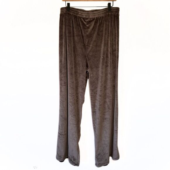 Skims Velour Wide Leg Track Pant - Amethyst - 4x - Picture 3 of 6
